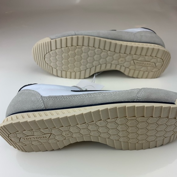 Tretorn Women's Rawlins White/Navy Retro Sneaker.  New!! Shoes Size 7.5 - Picture 4 of 6